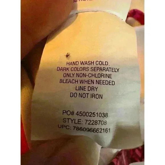 Speedo Coral Red Pink Orange Animal Print 1pc Swimming Bathing Suit - Picture 5 of 5